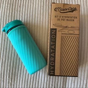 Glass Water Bottle - Masontops